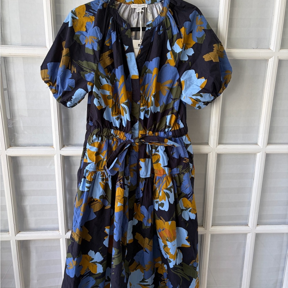 Floral Print Midi Dress